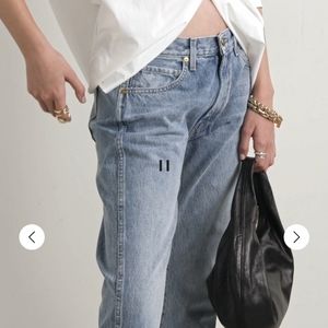 Khaite Jeans - Kyle Mid-Rise Cropped Boyfriend